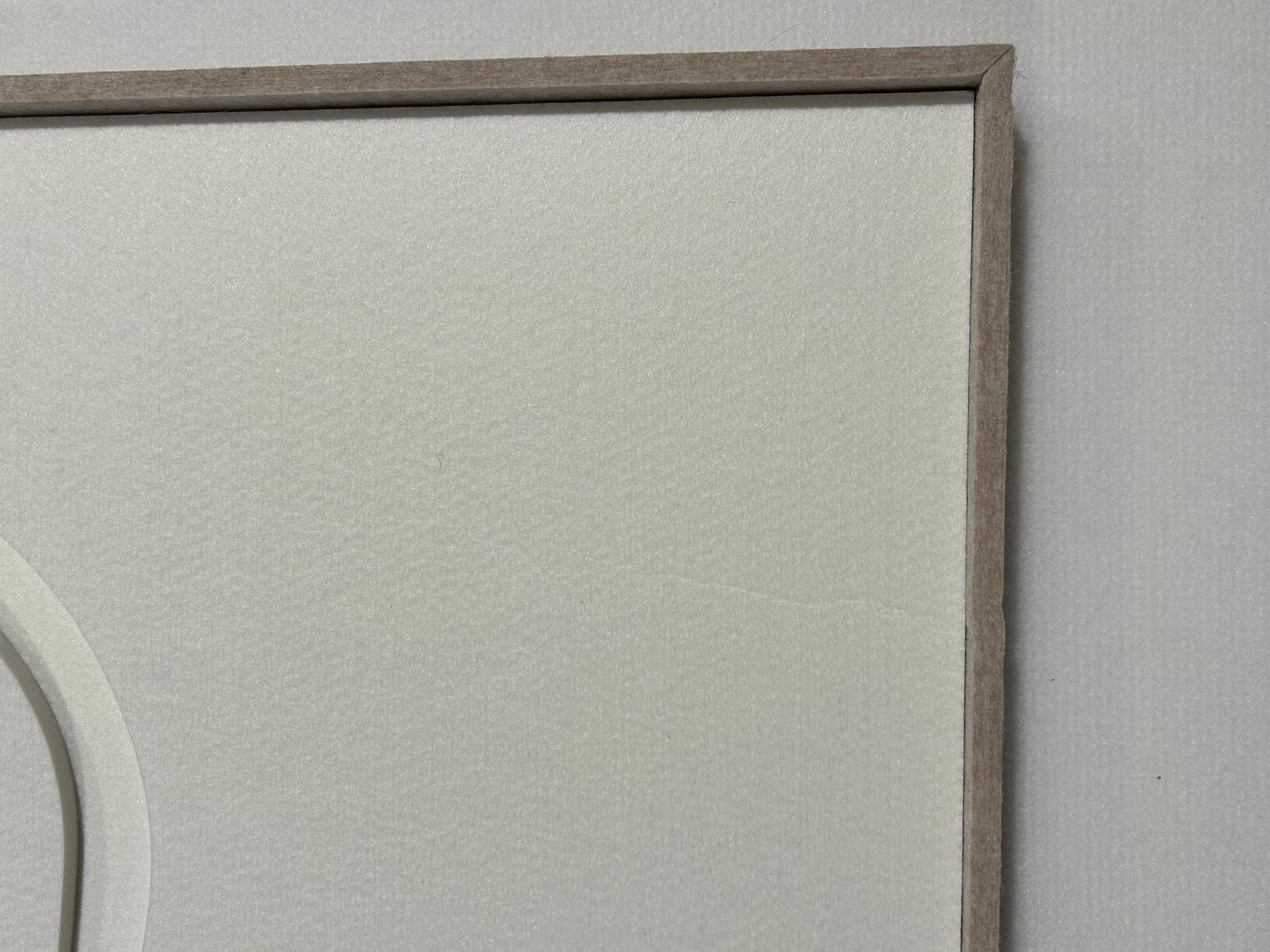 Noah square 100 x 100 cm, kunstwerk: Ivory, lijstkleur: Beige (127) Atelier opruiming