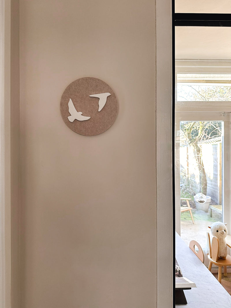 Circle of birds | 3D relief art Ø21cm