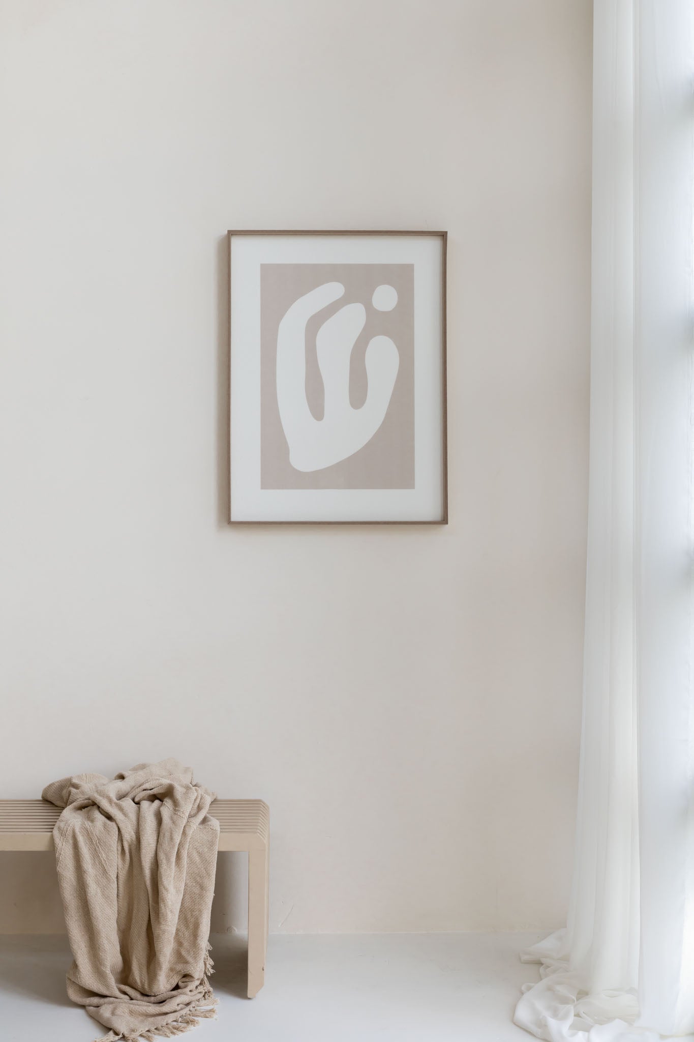 Ollie 60 x 80 cm, lijstkleur: Earthy Beige (149) Atelier opruiming