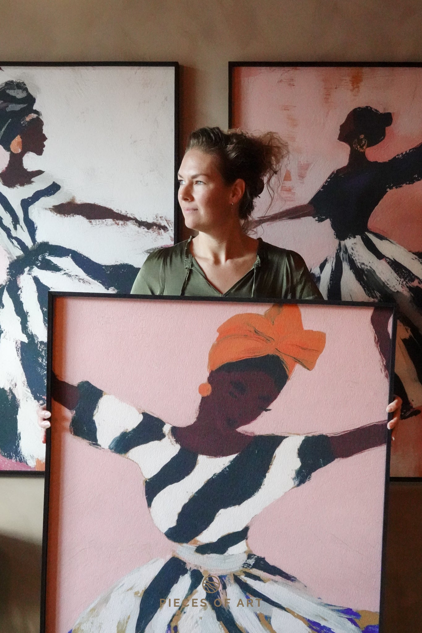 Zene, Meseret & Lidu (Baukje van der Wal x Pieces of Art)