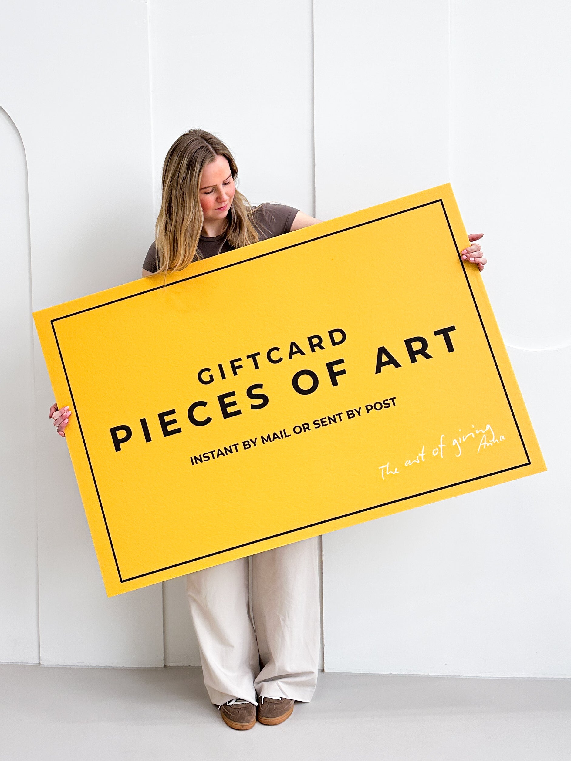 Pieces of Art fysieke cadeaubon/giftcard