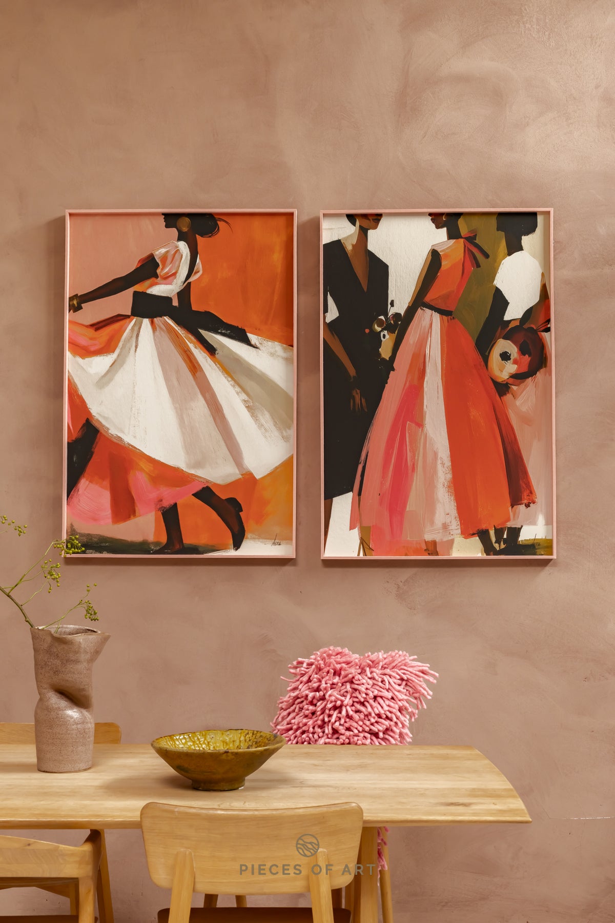 Ayana & Abeba (Baukje van der Wal x Pieces of Art)