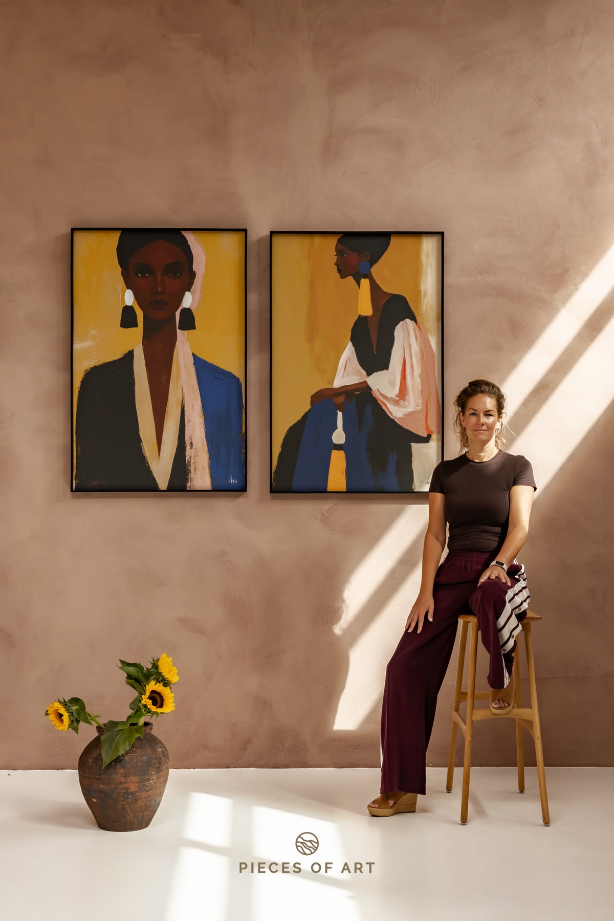 Almaz & Amara (Baukje van der Wal x Pieces of Art)