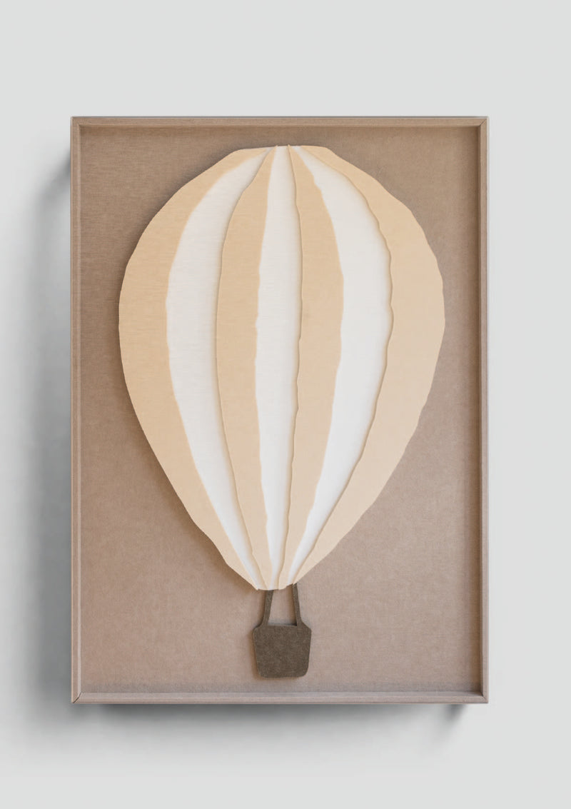 Air Balloon | 3D relief art 20 x 25cm