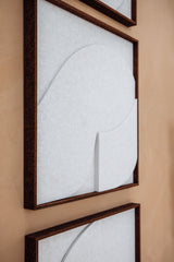 Joop, Ava, Riv en Evi combi 4 | 3D relief art 60 x 60cm