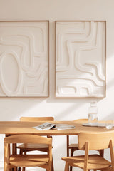Zaza & Zia combi XL | 3D relief art 80 x 120cm