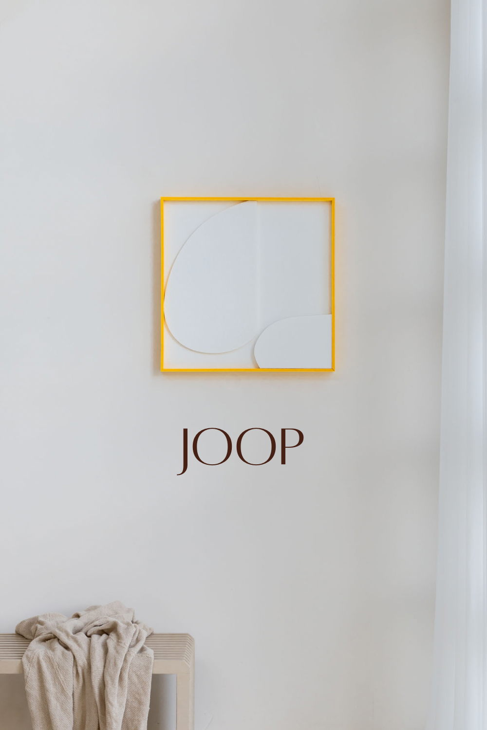 Joop, Ava, Riv en Evi pop of color combi 4 | 3D relief art 60 x 60cm