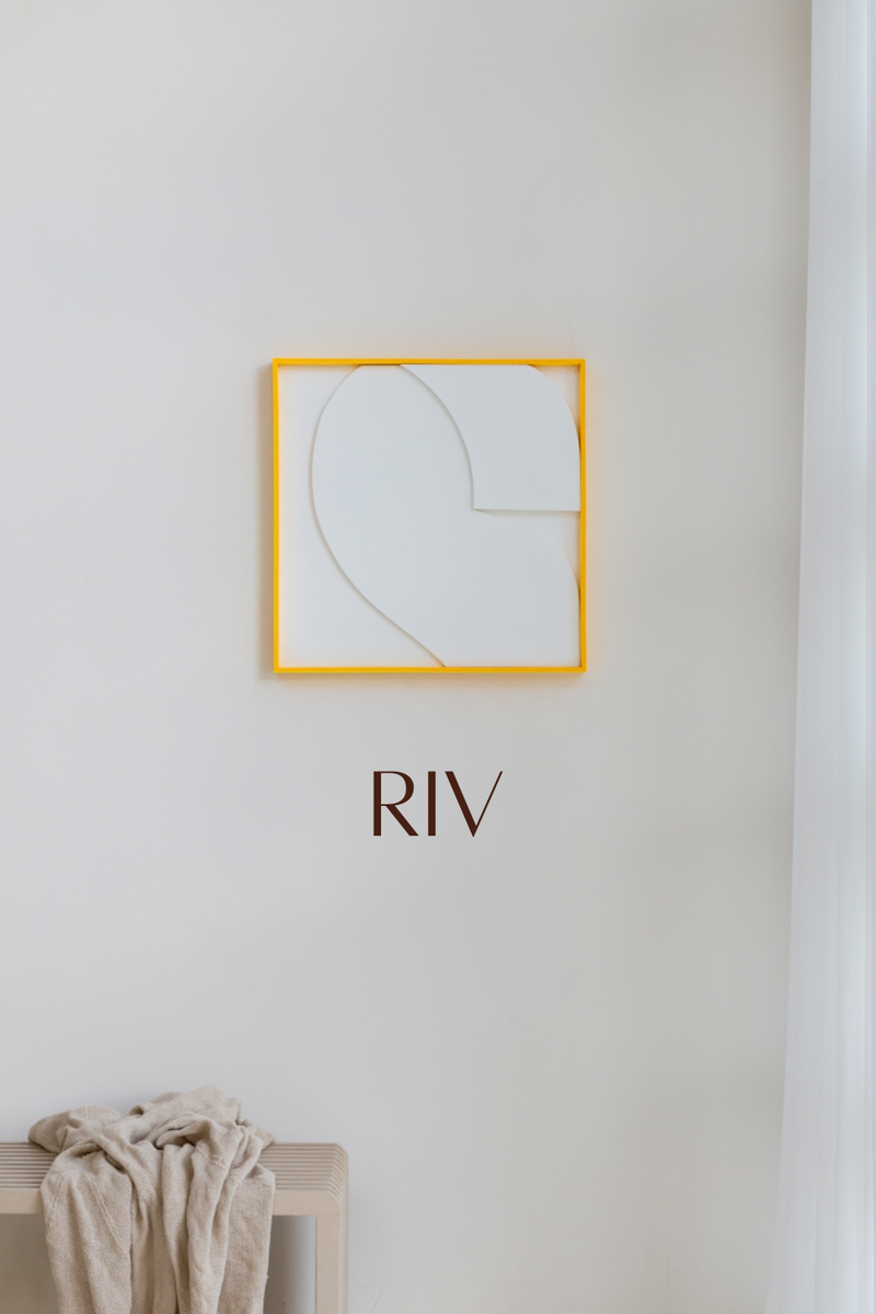 Joop, Ava, Riv & Evi pop of color combi 2 | 3D relief art 60 x 60cm