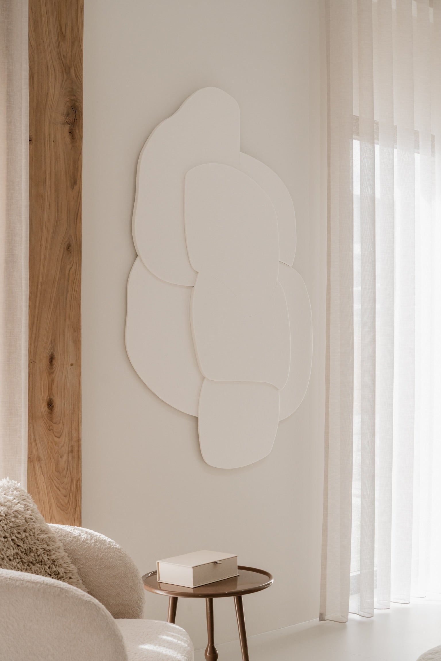 Liv 80 x 120 cm, kunstwerk kleur: Beige (164) Atelier opruiming