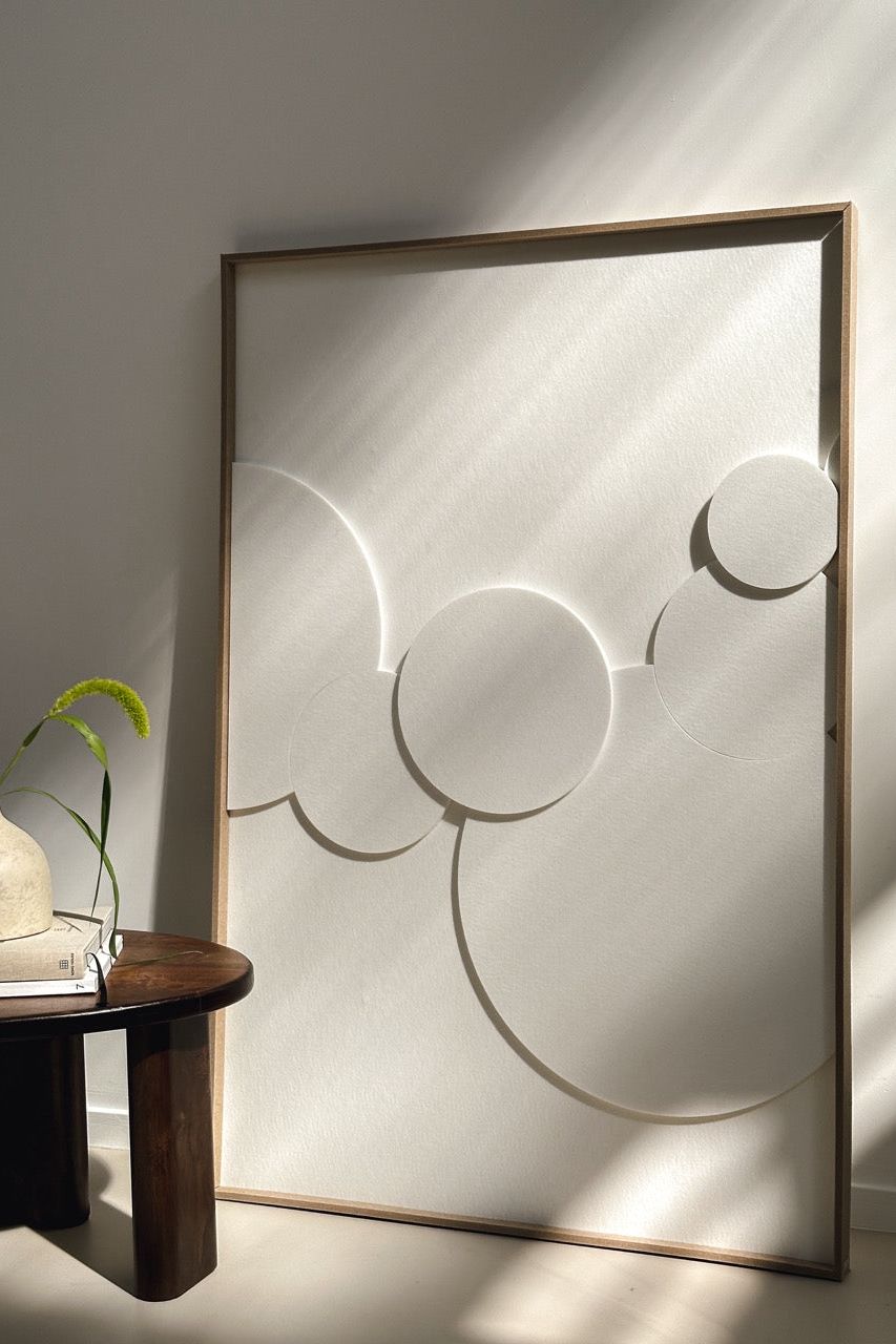 Lena 80 x 120 cm horizontaal, kunstwerk: Ivory, lijstkleur: Earthy Beige (132) Atelier opruiming