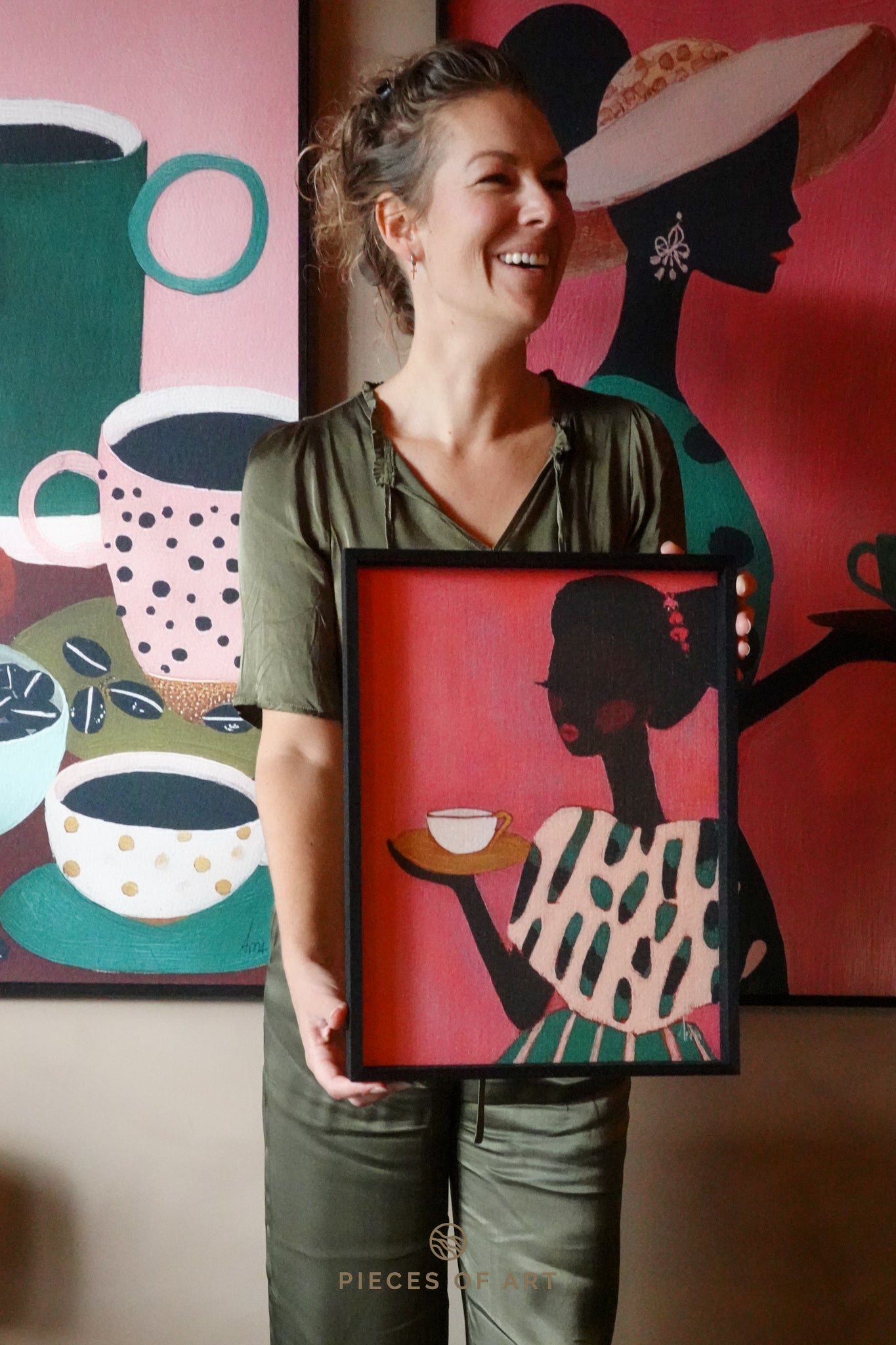 Desta, Betty & Buna (Baukje van der Wal  x Pieces of Art)