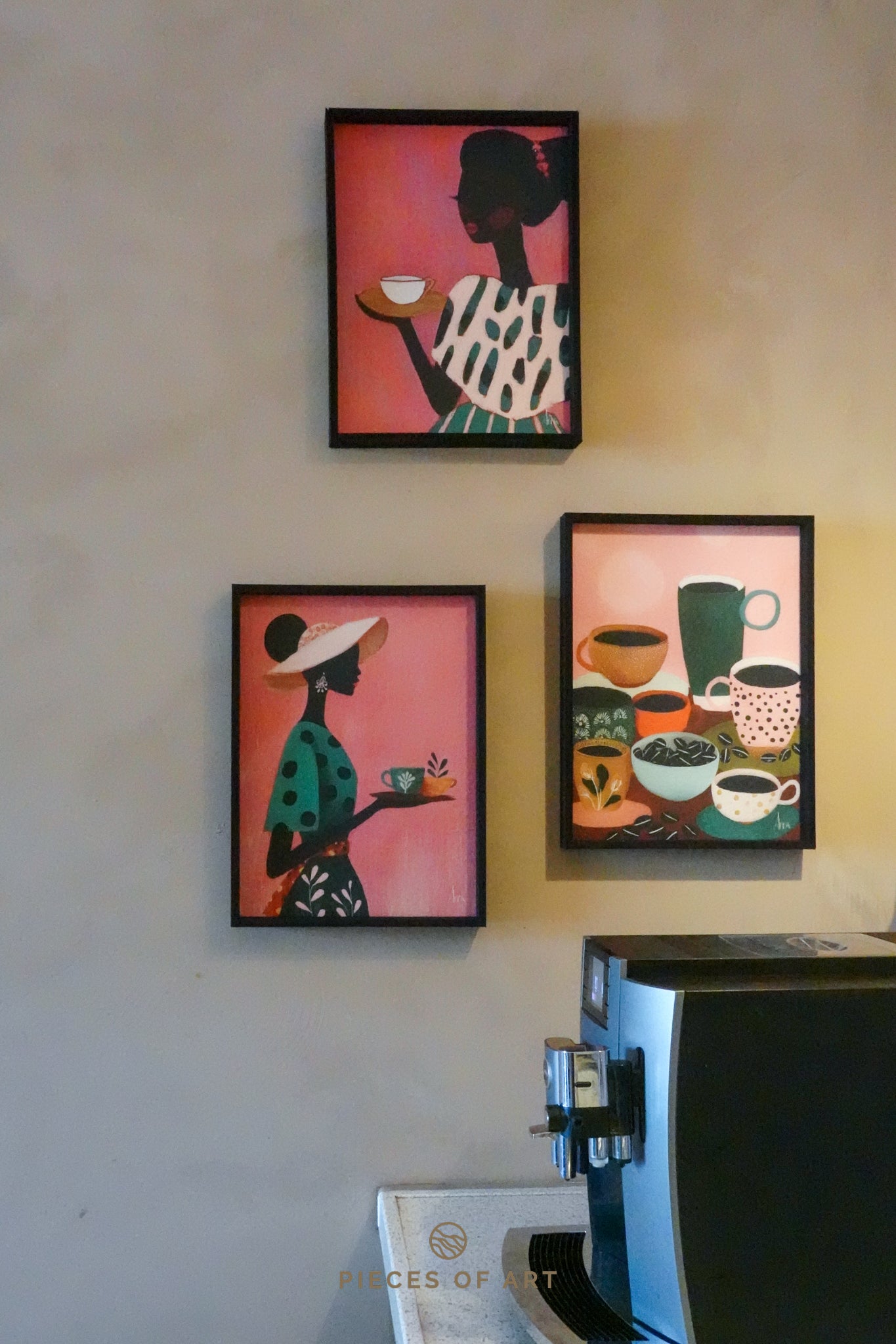 Desta, Betty & Buna (Baukje van der Wal  x Pieces of Art)