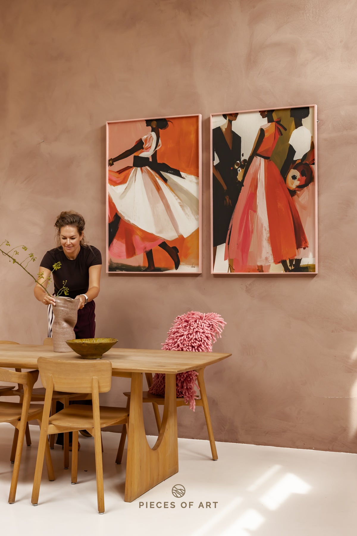 Ayana & Abeba (Baukje van der Wal x Pieces of Art)