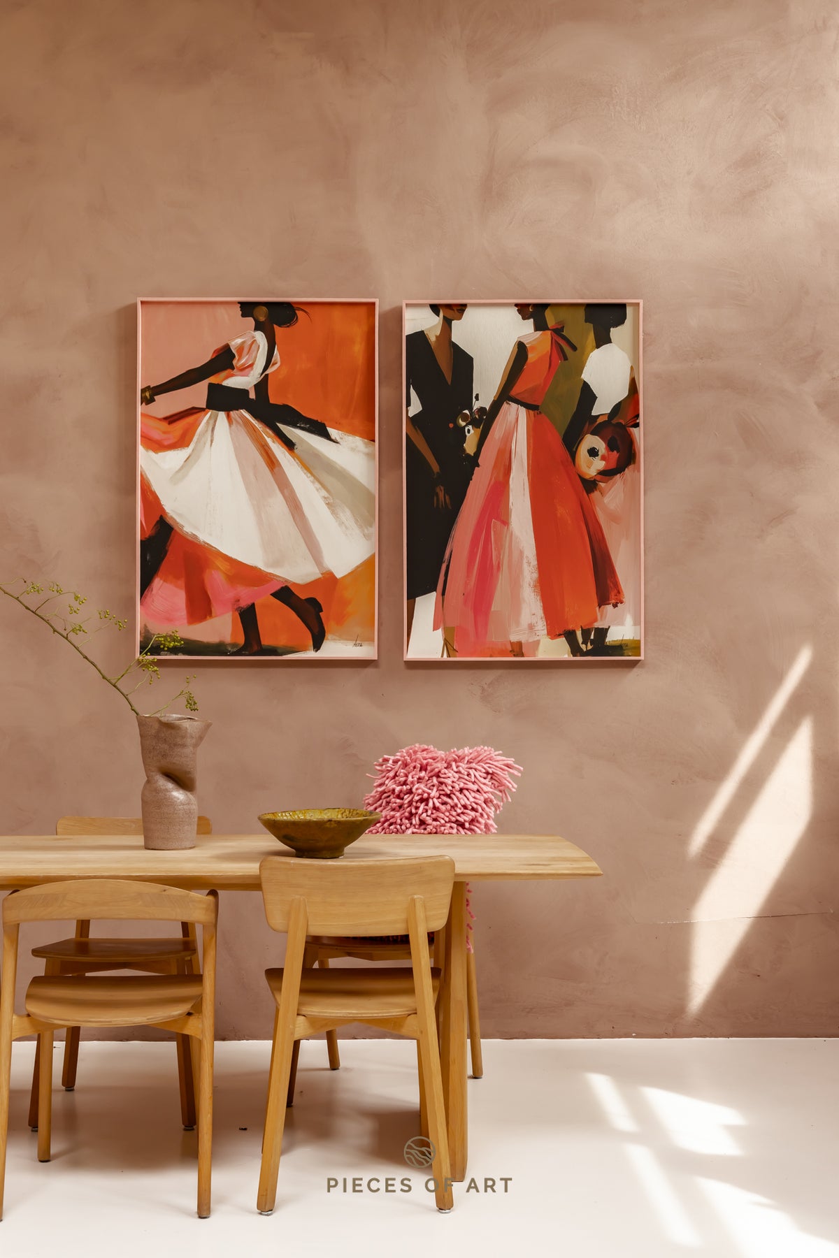 Ayana & Abeba (Baukje van der Wal x Pieces of Art)