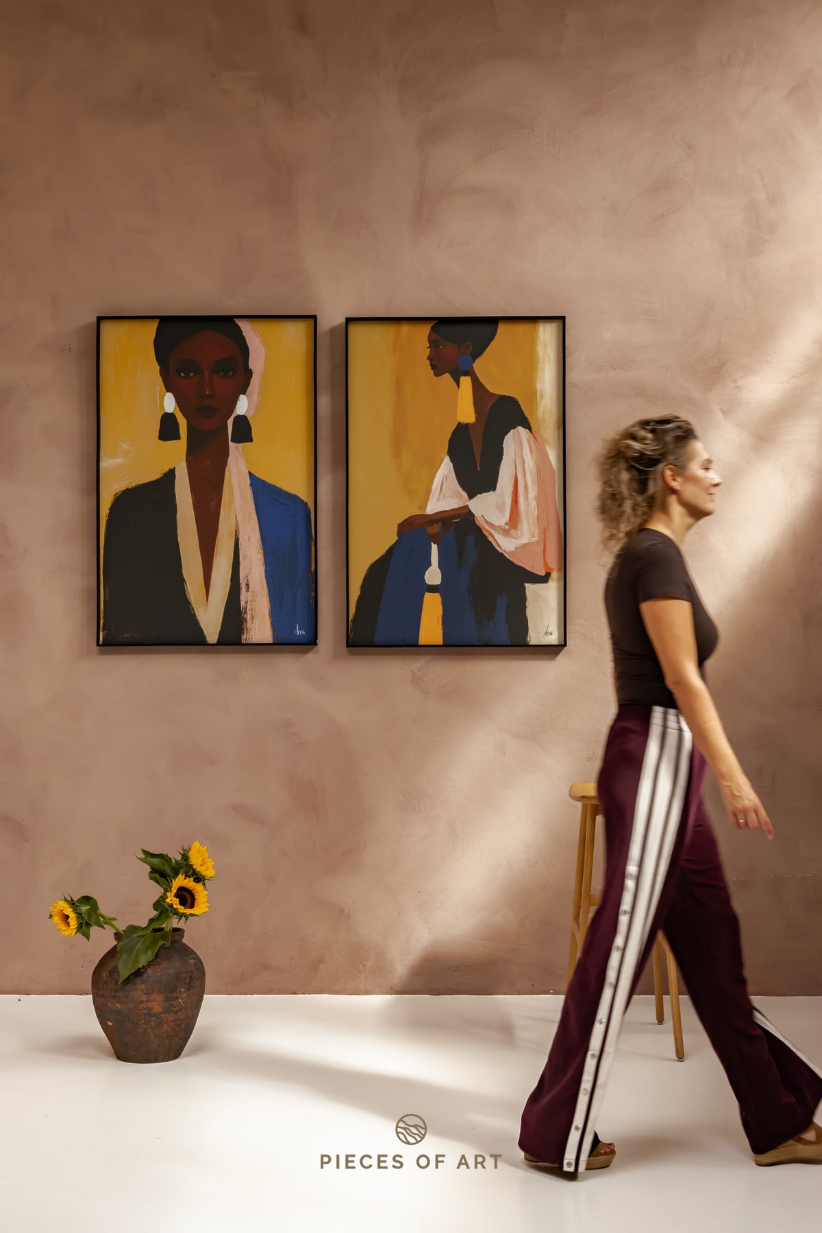 Almaz & Amara (Baukje van der Wal x Pieces of Art)