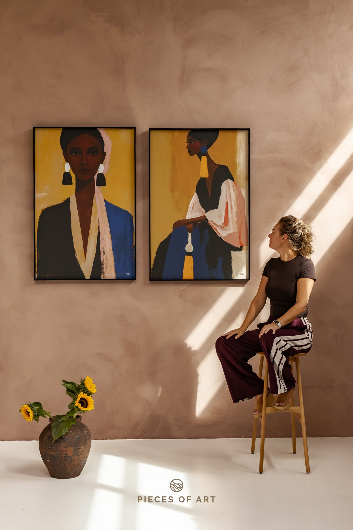Almaz & Amara (Baukje van der Wal x Pieces of Art)