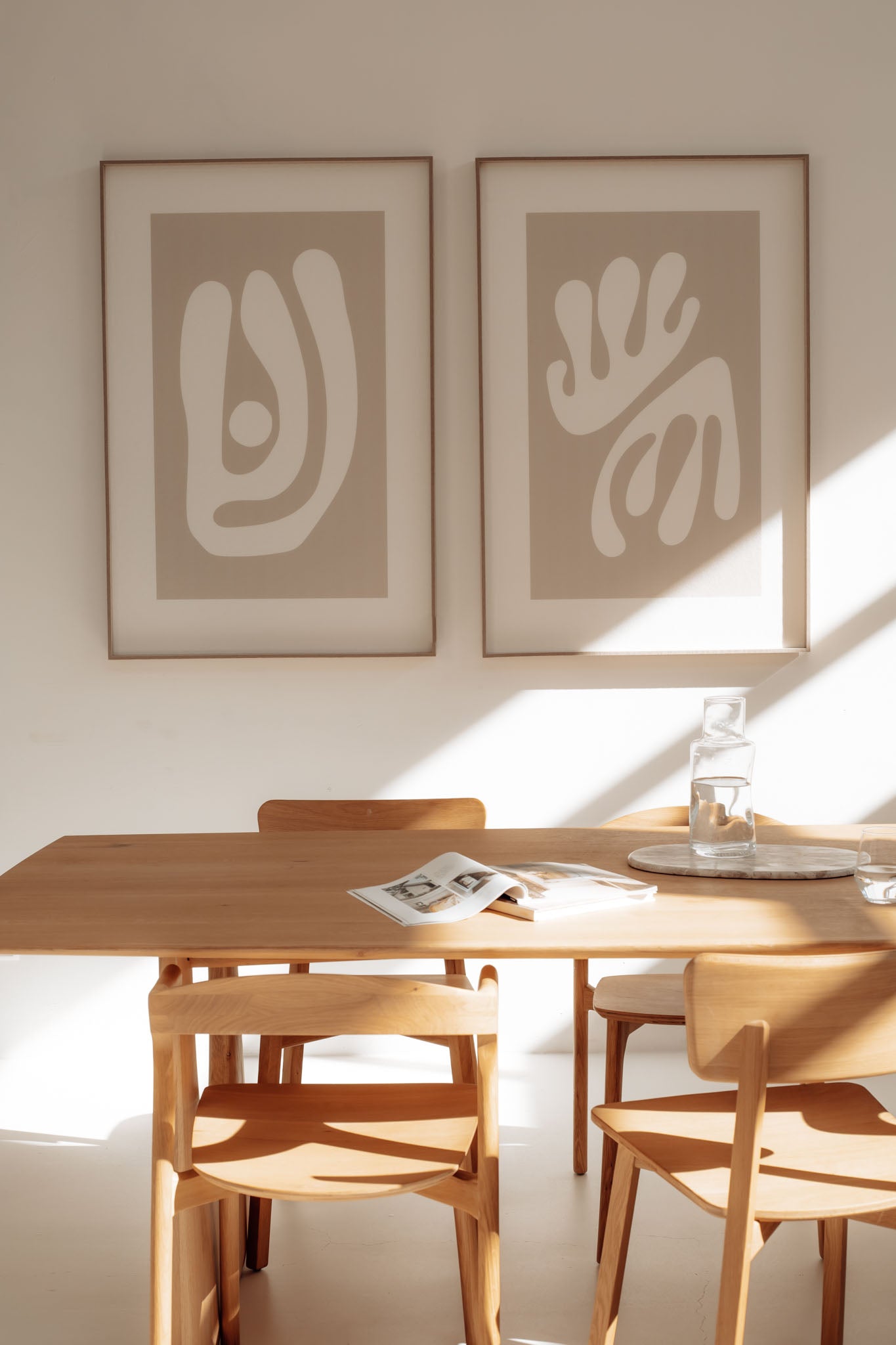 Teddy & Mae combi 80 x 120 cm, lijstkleur: Earthy Beige (135 & 136) Atelier opruiming